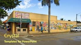  Presentation with tribute - Amazing presentation having miami-us-august-28-freedom backdrop and a coral colored foreground