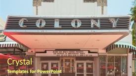  Presentation with lincoln - PPT theme with miami-usa-may-20-2014 background and a tawny brown colored foreground