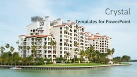  Presentation with fisher - Colorful presentation theme enhanced with miami-usa-may-27-2014 backdrop and a sky blue colored foreground