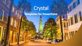 Presentation with charleston - PPT layouts enhanced with michael - charleston south carolina usa cityscape background and a teal colored foreground