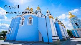  Presentation with michael schumacher king formula 1 - Slide deck consisting of st michael's golden-domed background and a light blue colored foreground