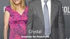  Presentation with west - Presentation theme with michelle-pfeiffer-and-david-e background and a gray colored foreground