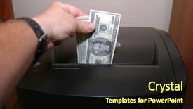  Presentation with human - Beautiful presentation featuring mickey - human shredding money backdrop and a wine colored foreground