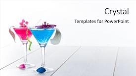  Presentation with caviar - Theme having micology - molecular mixology - cocktail background and a white colored foreground