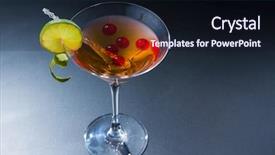  Presentation with molecular - Audience pleasing theme consisting of micology - molecular mixology - cocktail backdrop and a  colored foreground