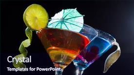  Presentation with molecular - Amazing slide deck having micology - molecular mixology - cocktail backdrop and a  colored foreground