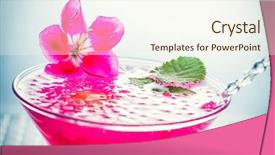  Presentation with molecular spectroscopy - Amazing presentation design having micology - molecular mixology - cocktail backdrop and a cream colored foreground