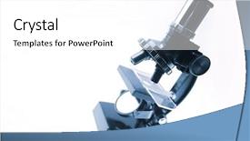  Presentation with mikrobiologi - PPT theme enhanced with mikrobiologi - microscope isolated on plain background background and a white colored foreground