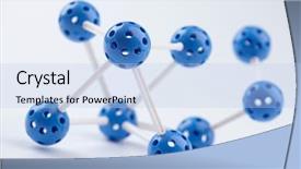  Presentation with micro grid - Slide deck enhanced with micro grid - molecular structure on white background and a light blue colored foreground