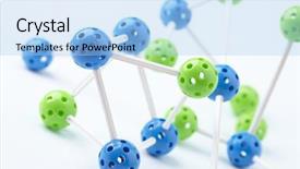  Presentation with micro grid - Beautiful PPT layouts featuring micro grid - molecular structure backdrop and a light blue colored foreground