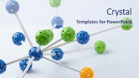  Presentation with micro grid - Amazing presentation having micro grid - molecular structure backdrop and a  colored foreground