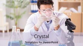  Presentation with virus - PPT layouts featuring microbiology - male doctor working background and a lemonade colored foreground