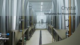  Presentation with interior - Presentation design enhanced with microbrewery-interior-with-many-still background and a light gray colored foreground