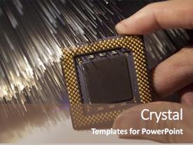 Slides Micro Chip Microcontroller Chip People Hand With Cpu PPT template 32 | CrystalGraphics