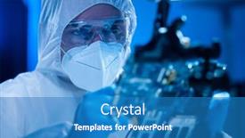  Presentation with electronic engineer - Beautiful presentation theme featuring microelectronics-engineer-works backdrop and a teal colored foreground