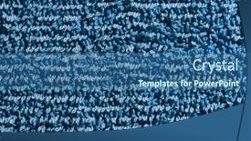  Presentation with extreme - Colorful PPT layouts enhanced with microfiber-texture-macro-shot-extreme backdrop and a ocean colored foreground