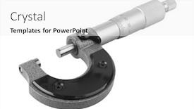  Presentation with background - Amazing presentation theme having micrometer-isolated-on-white-background backdrop and a white colored foreground