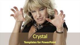  Presentation with menopause - Slide deck with mid-adult blond woman background and a tawny brown colored foreground