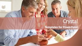  Presentation with clay - PPT layouts enhanced with mid age couples clay modelling background and a  colored foreground