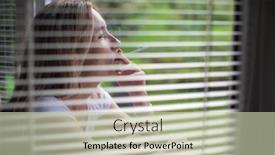  Presentation with nicotine - Amazing presentation theme having mid-aged-woman-lighting backdrop and a mint green colored foreground