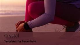  Presentation with sports - Amazing presentation having mid-section-close-up backdrop and a tawny brown colored foreground