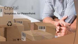  Presentation with social isolation - Cool new presentation theme with mid-section-of-a-senior backdrop and a light gray colored foreground