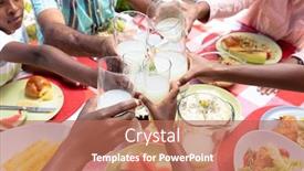  Presentation with lemonade - Cool new slides with mid-section-of-a-senior backdrop and a coral colored foreground