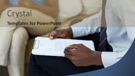  Presentation with real estate - PPT theme with mid-section-of-real-estate background and a  colored foreground