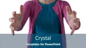  Presentation with teenage girl - PPT layouts with mid-section-of-teenage-girl background and a ocean colored foreground