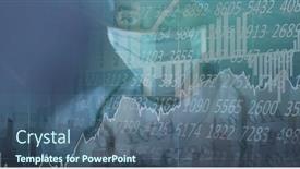  Presentation with worker - Audience pleasing presentation design consisting of mid-section-of-woman-health backdrop and a ocean colored foreground