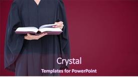  Presentation with open book - PPT layouts having mid section with open book background and a violet colored foreground