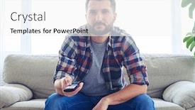  Presentation with shot arrows - PPT layouts having mid-shot-of-serious-sir background and a white colored foreground