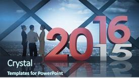  Presentation with room - Cool new slide deck with mid year 2016 - business colleagues talking against room backdrop and a tawny brown colored foreground