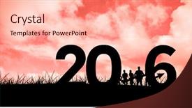  Presentation with team - Presentation design consisting of mid year 2016 - business team with arrow background and a lemonade colored foreground