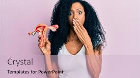  Presentation with african woman - Amazing slide deck having middle-age-african-american-woman backdrop and a lemonade colored foreground