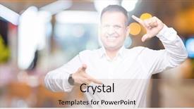  Presentation with arab - PPT theme featuring middle age arab elegant man background and a  colored foreground