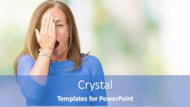  Presentation with face pain - Audience pleasing PPT layouts consisting of middle age beautiful woman wearing winter sweater over isolated background yawning tired covering half face eye and mouth with hand face hurts in pain backdrop and a teal colored foreground