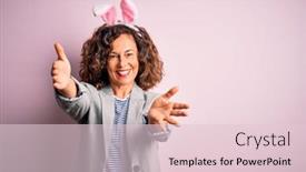  Presentation with middle east camel caravan - PPT theme enhanced with middle-age-beautiful-woman-wearing background and a lemonade colored foreground