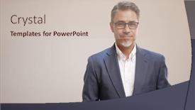  Presentation with business casual - PPT layouts consisting of middle-age-businessman-in-business background and a soft green colored foreground