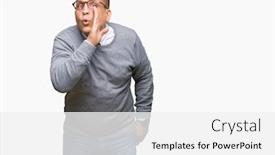  Presentation with bussines - Presentation featuring middle age bussines arab man wearing glasses over isolated background hand on mouth telling secret rumor whispering malicious talk conversation background and a white colored foreground