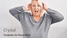  Presentation with woman hands open - 