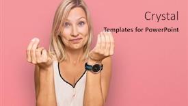  Presentation with salary - Colorful presentation design enhanced with middle-age-caucasian-woman-wearing backdrop and a coral colored foreground