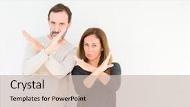  Presentation with loving hearts love heart candy - Amazing slide deck having middle age couple in love backdrop and a  colored foreground