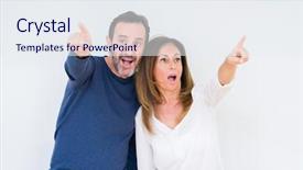  Presentation with loving hearts love heart candy - Beautiful PPT layouts featuring middle age couple in love backdrop and a sky blue colored foreground