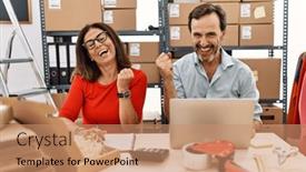  Presentation with business success - 