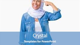  Presentation with middle eastern traditional dishes falafel - Cool new presentation theme with middle age eastern arab woman backdrop and a teal colored foreground