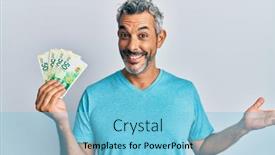  Presentation with age of enlightenment - Cool new theme with middle-age-grey-haired-man backdrop and a light blue colored foreground