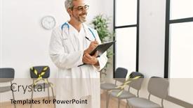  Presentation with medical smiling doctor - 