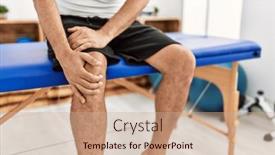  Presentation with rehab - Presentation with middle-age-grey-haired-man background and a coral colored foreground