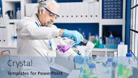  Presentation with test tube laboratory - 